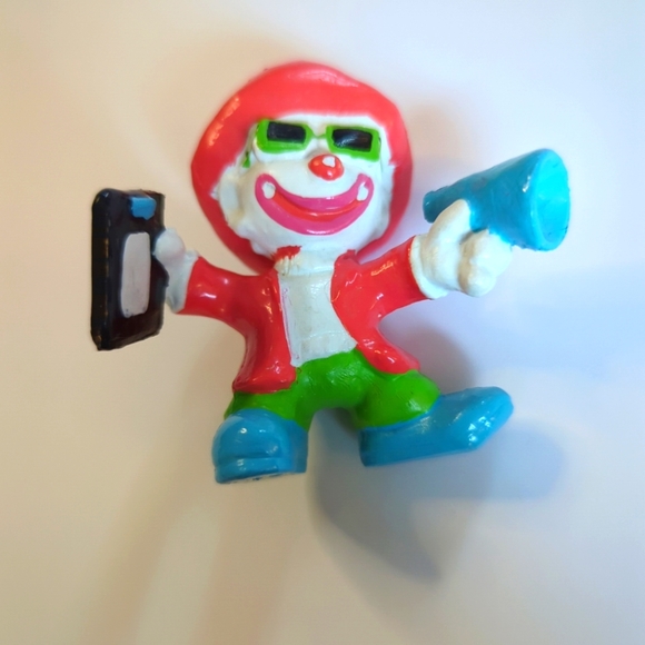 Vintage 1981 Mego Clown Around Figurines Lot Of 4 Construction Worker Director - Picture 7 of 7